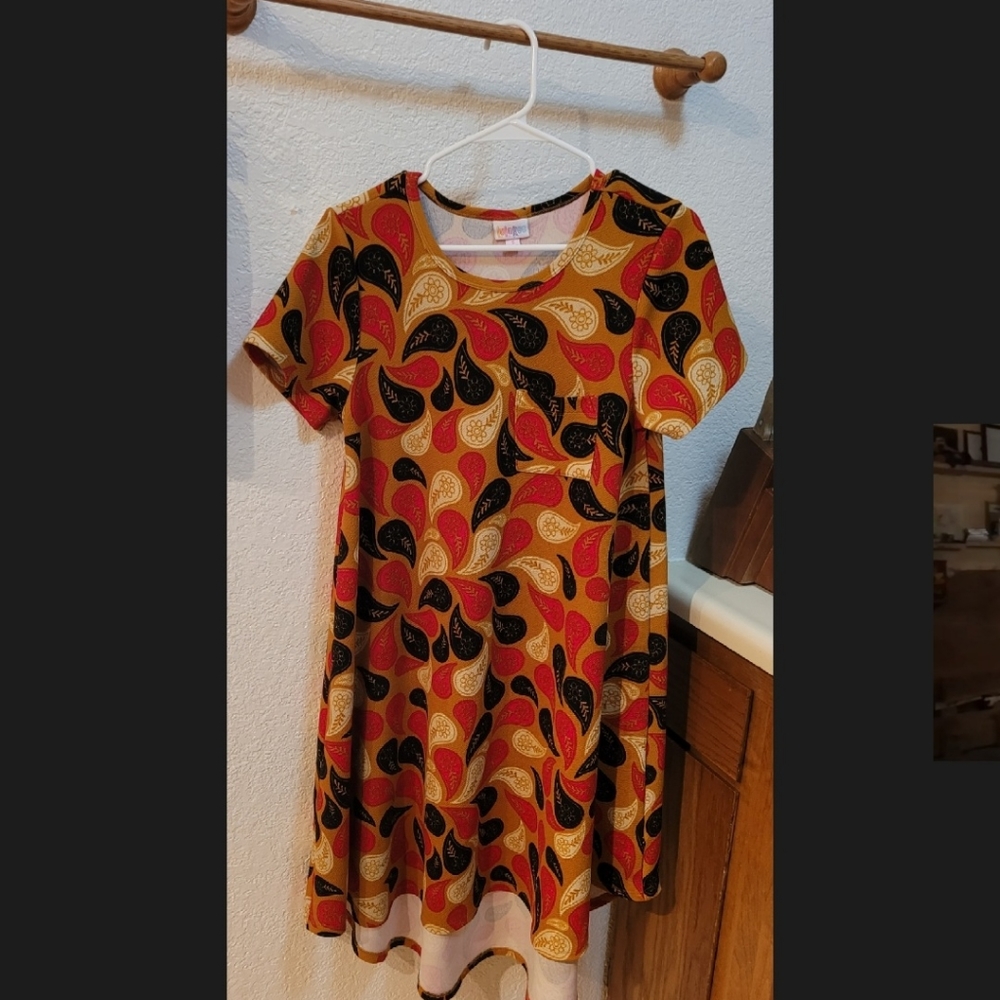 Paisley high to low flow dress